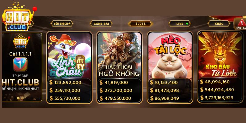 Trang chủ Sảnh slot hấp dẫn đa dạng nhiều tựa game